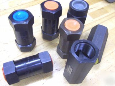 New vickers, lha, hydac & flutec check valves ~ ~surplus~