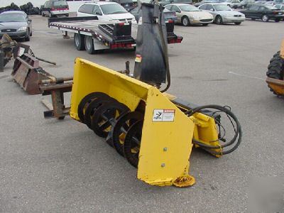 1997 erskine 2-stage snow blower for skid steer loader