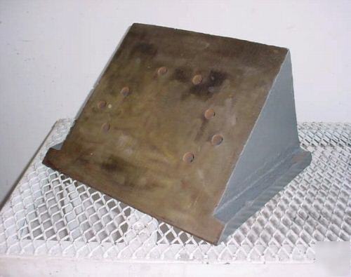 45 degree angle plate,15-5/8X18-5/8 for mill, hbm,drill