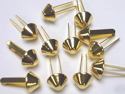 12MM metal purse handbag feet gold 300PCS JF12A-gd