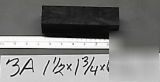 Acetal delrin virgin black 1.5 X1.75 X6.5