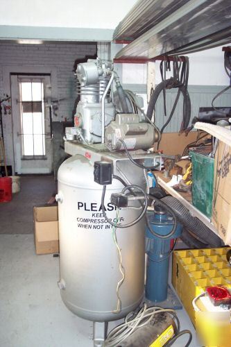 Air compressor 5 horse curtis industrial model 
