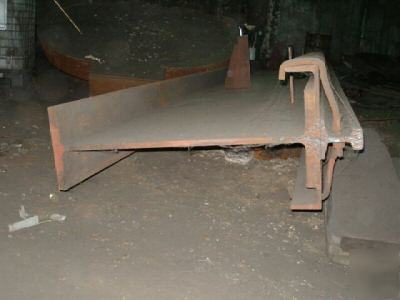 Crane way i beams - 232# per foot - steel i beams