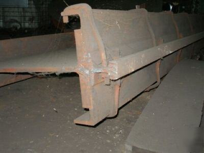 Crane way i beams - 232# per foot - steel i beams