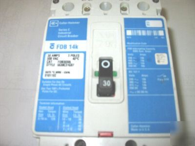 Cutler hammer westinghouse FDB3030L 3P 600VAC very nice