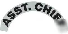Firefighter helmet crescent-assistant chief