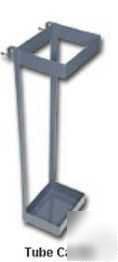Forklift work platform tube caddy, lift, holder 