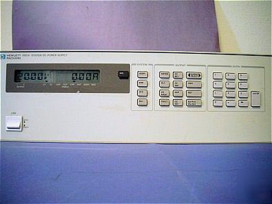Hp 6621A dual output dc system power supply 
