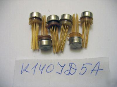 K140UD5A operational amplifier gold CA3015 to-101 ic 6P