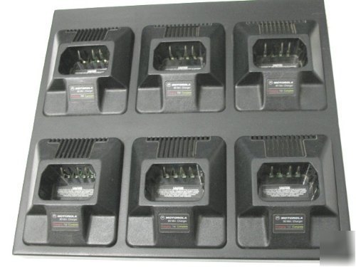 Motorola P1225/P110/GP300/GP350/gtx 6 unit gang charger