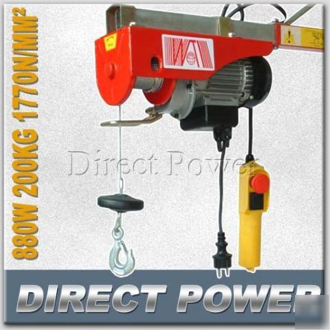 New heavy duty 220/440LB 12M electronic hoist winch