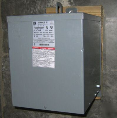 New square-d 10S40F transformer 10KVA 1PH 480V-120/240V 