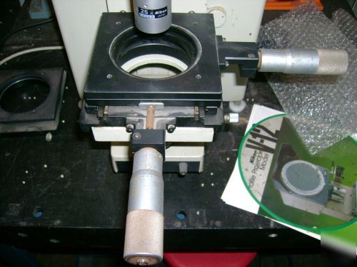 Nikon v-10 profile projector optical comparator +lenses
