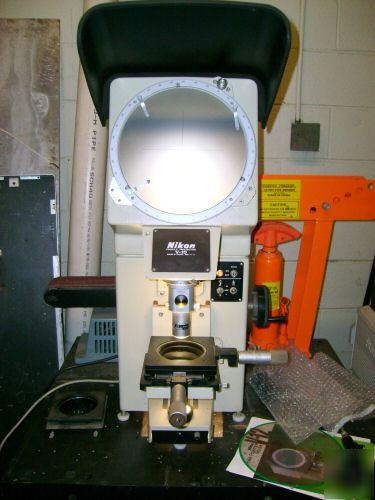 Nikon v-10 profile projector optical comparator +lenses