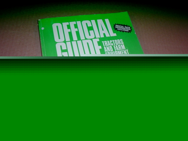 1987 official guide tractor farm equiptment manual