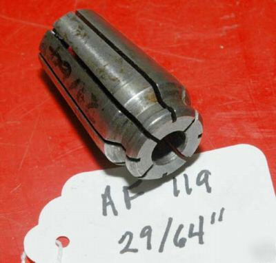 Acura flex AF119 collet 29/64 inch capacity