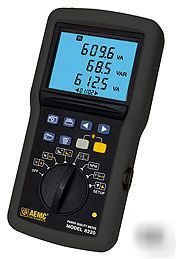 Aemc 8220 w/ SR193 single-phase power quality analyzer