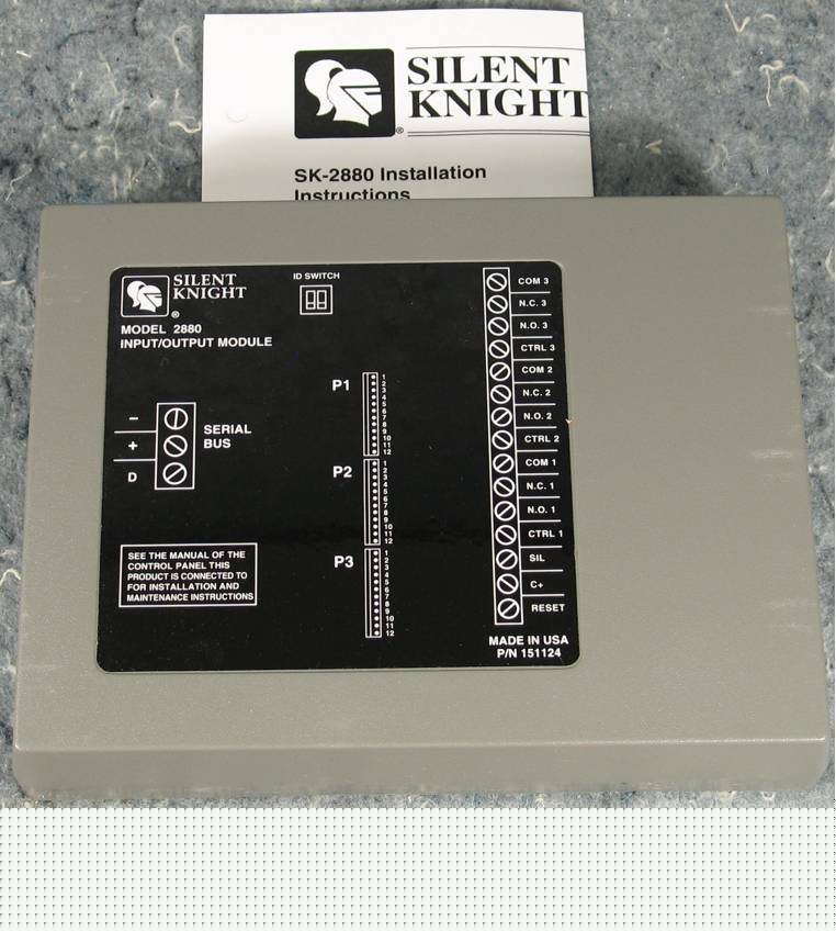 Silent knight 2880 i/o input/output module 2224/4224 ++