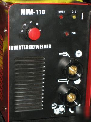  arc welder input 120 or 240 volt output 110 amp max