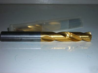 2 sumitomo solid carbide drills tin coat .665''+/-