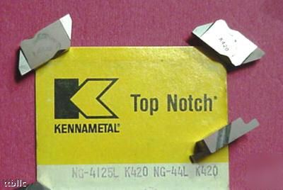 5PC NG4125L K420 kennametal grooving insert 