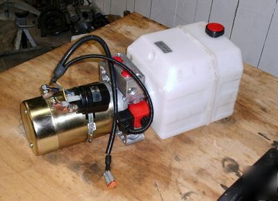 Hydraulic power unit double acting power up power dn