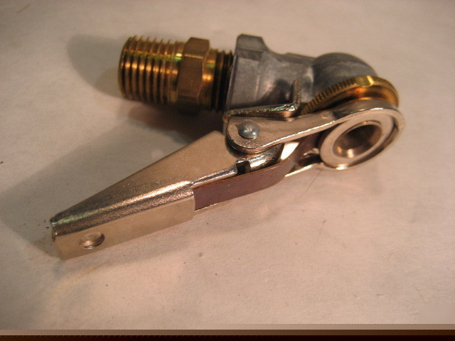 Lot of 5 inflating chucks air compressor hose fitting 