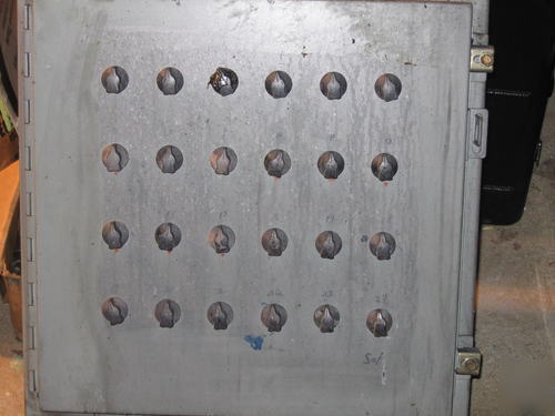 Manual air pilot panel 24 output for color change valve