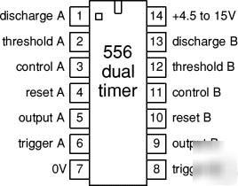 New brand 556 timer ic plus 14 pin socket - 5 pack.....