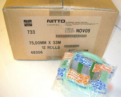 Nitto fixmate 733 saftey splice repulpable tape case 12