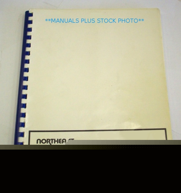 Northeast nec 41-3A sv install op manual - $5 shipping 