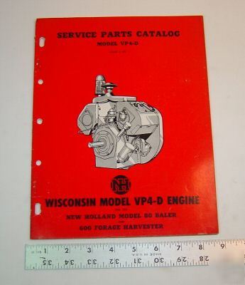 Service parts - model VP4-d wisconsin engine