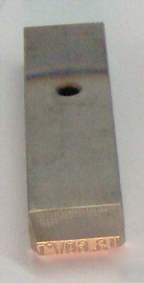 Steel stamp custom marking punch 1-3 char. arial 1/16