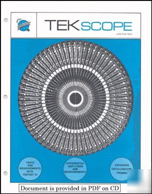 Tekscope january-february 1973 issue (cd) 7A22 P6006 +