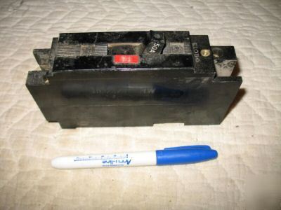 Westinghouse E1050 circuit breaker 1 pole 120 volt 50A