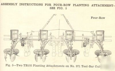 1948 john deere planting attach. for cultivators manual