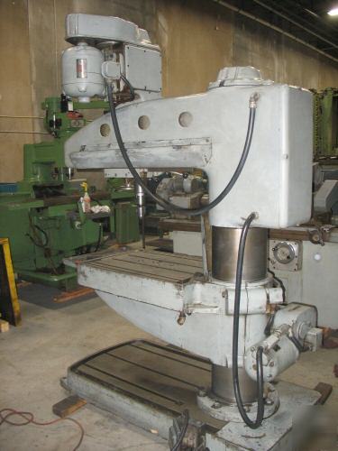 3' x 12â€ fosdick, model super sensitive radial drill