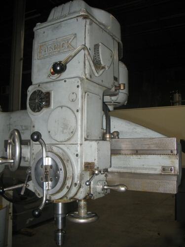 3' x 12â€ fosdick, model super sensitive radial drill