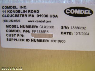 Comdel clx-2500 350KHZ-lf 2500W rf generator FP1335R5