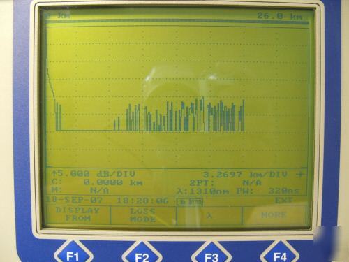 Gn nettest laser precision td-1000XA fiber sm mini otdr