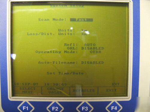 Gn nettest laser precision td-1000XA fiber sm mini otdr
