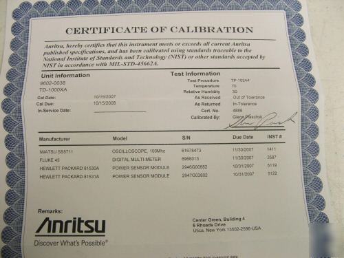 Gn nettest laser precision td-1000XA fiber sm mini otdr