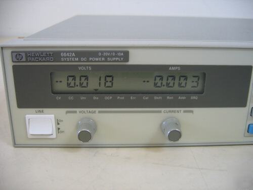 Hp agilent 6642A system power supply, 0-20V, 0-10A