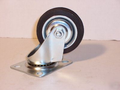 New 16 3'' swivel caster wheels base & wheel bearings