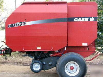 2003 case RBX552 5' X5' round baler twine tie