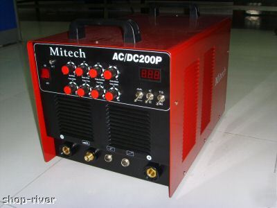 200AMP ac/dc tig pulse welder mma/tig welds aluminium