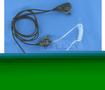 3' coil earbud audio & mic for motorola HT1000 MTX9000