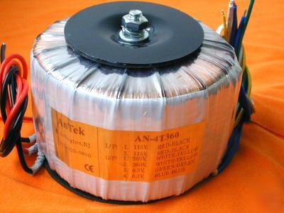 720V ct 360V 400VA toroidal power tube amp transformer