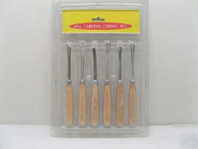 A set of 8PCS professional wood carving tools