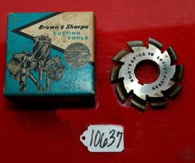 Brown & sharpe high milling cutter 14-1/2 pa - 6 dp